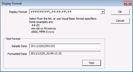 Display Format
